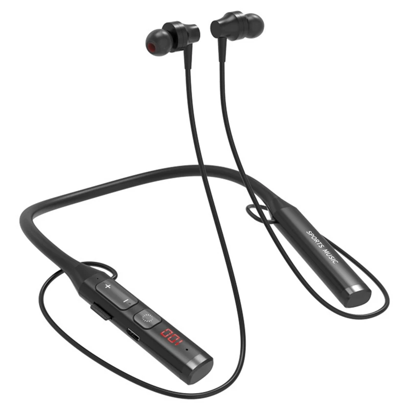 Беспроводные наушники Bluetooth 5,0, наушники с FM-радио, шейные наушники, стереонаушники Hi-Fi с микрофоном
Беспроводные наушники Bluetooth 5,0, наушники с FM-радио, шейные наушники, стереонаушники Hi-Fi с микрофоном