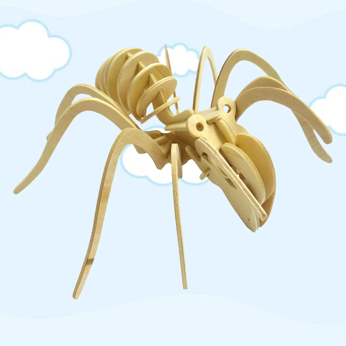 

Spider Puzzle Assembly Wooden Spider Jigsaw Puzzle Educational for Kids Chldren