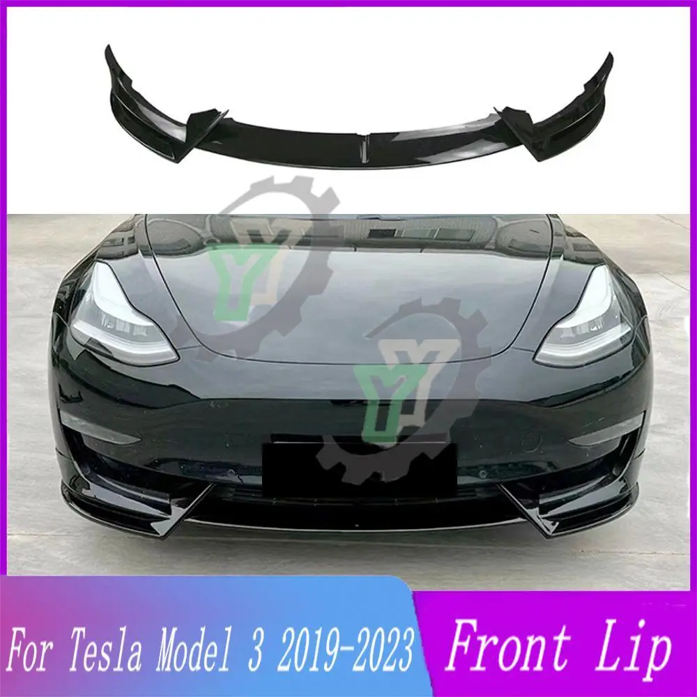 3PCS Car Front Bumper Lip Spoiler Splitter Diffuser Detachable Body Kit Cover Guard For Tesla Model 3 2019 2020 2021 2022 2023
3PCS Car Front Bumper Lip Spoiler Splitter Diffuser Detachable Body Kit Cover Guard For Tesla Model 3 2019 2020 2021 2022 2023