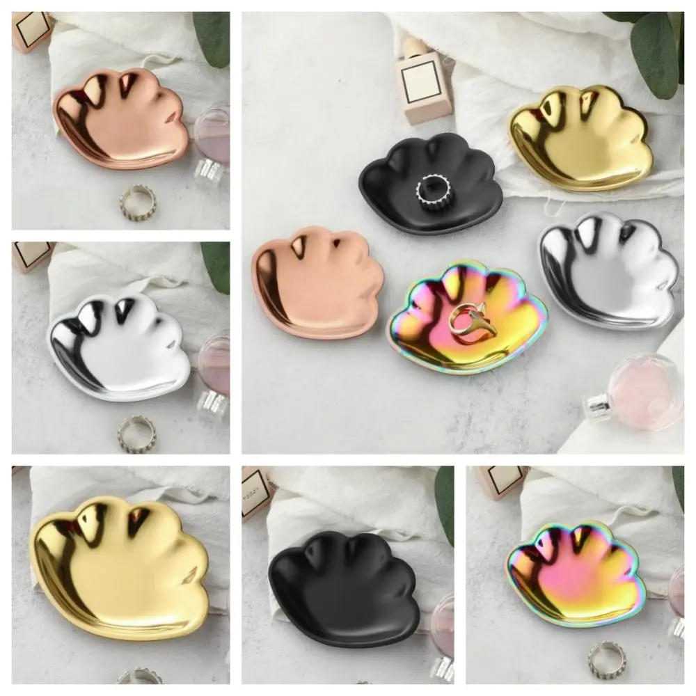 Stainless Steel Jewelry Organizer Trays Stackable Nordic Style Makeup Tray Organizer Frosted Multicolor Shell Display Organizer
Stainless Steel Jewelry Organizer Trays Stackable Nordic Style Makeup Tray Organizer Frosted Multicolor Shell Display Organizer
