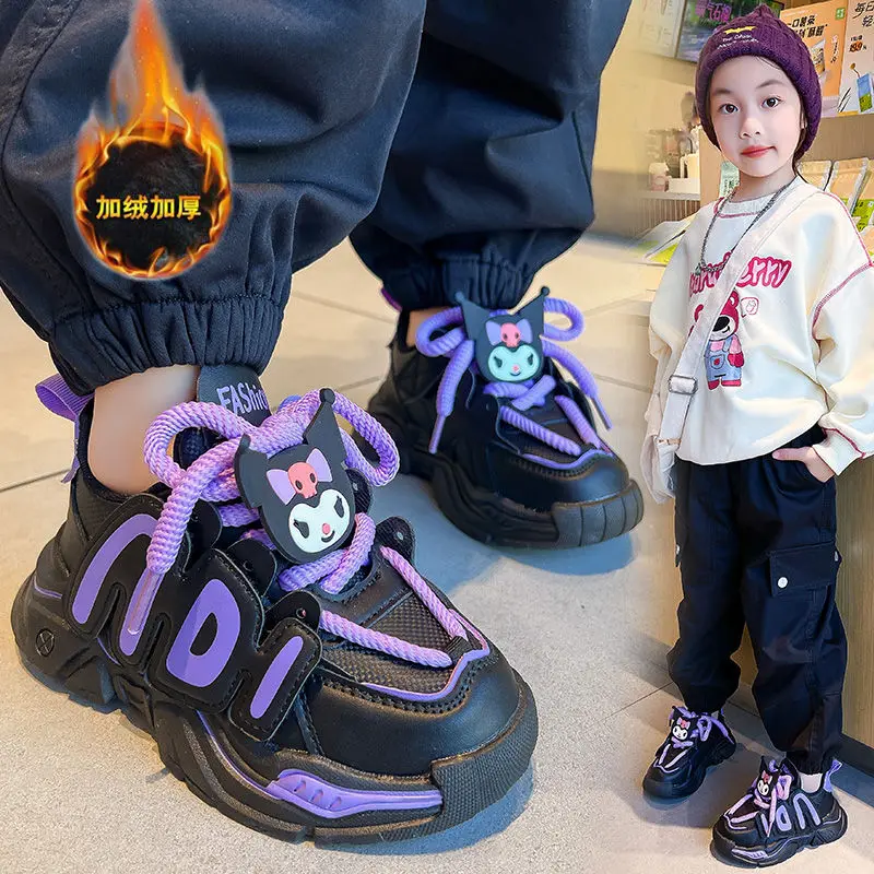 Sanrio Kuromi Sports Shoes Plus Velvet Girl Anime Figure Cotton Shoes Winter Light Keep Warm Kawaii Cute Cartoon New Style Hot
Sanrio Kuromi Sports Shoes Plus Velvet Girl Anime Figure Cotton Shoes Winter Light Keep Warm Kawaii Cute Cartoon New Style Hot