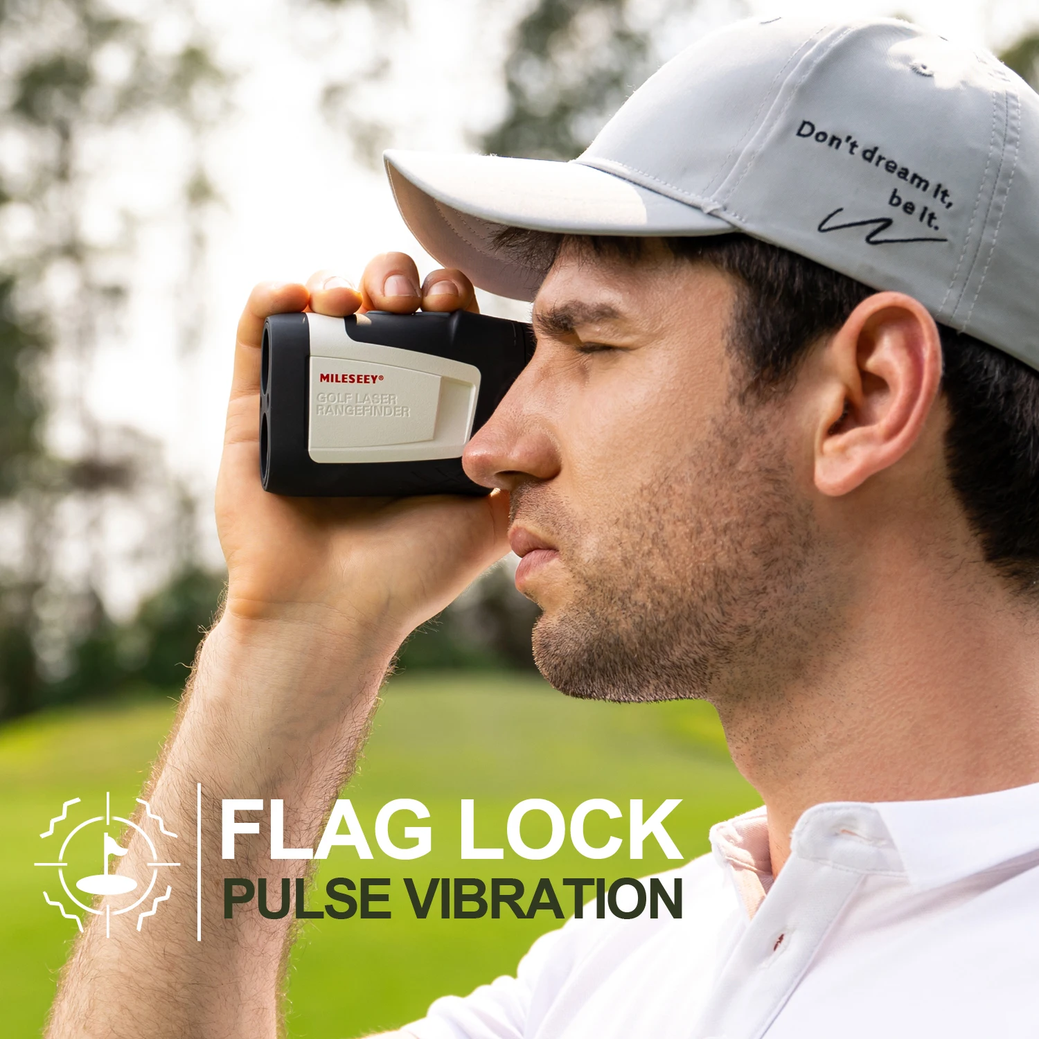 

MILESEEY PF230 PF210 Golf Range Finder 600M Laser Rangefinder with Case and Battery, Flag Pole scan, Slope Mode, Hunting Mode