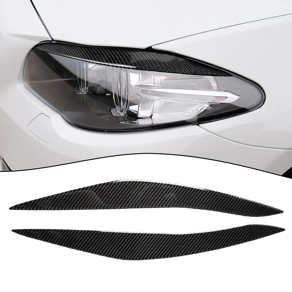 2pcs Car Headlight Eyebrow Eyelid Sport Cover Trim For BMW 5 Series F10 Carbon Fiber New Headlight Eye Lid Covers Accessories
2pcs Car Headlight Eyebrow Eyelid Sport Cover Trim For BMW 5 Series F10 Carbon Fiber New Headlight Eye Lid Covers Accessories