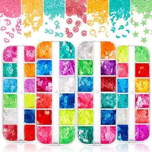 12 Grids Mixed Love Heart Star Sequins Glitter Flakes for DIY Making UV Epoxy Resin Mold Filler Nail Art Decorations Accessories 
12 Grids Mixed Love Heart Star Sequins Glitter Flakes for DIY Making UV Epoxy Resin Mold Filler Nail Art Decorations Accessories