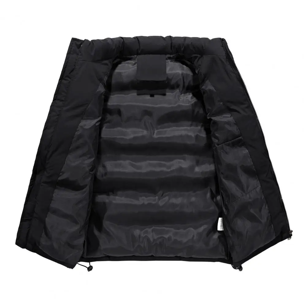 Men Puffer Vest Stylish Men's Water-resistant Puffer Vest with Stand Collar Autumn Winter Outdoor Sleeveless Coat Zipper Placket
Men Puffer Vest Stylish Men's Water-resistant Puffer Vest with Stand Collar Autumn Winter Outdoor Sleeveless Coat Zipper Placket