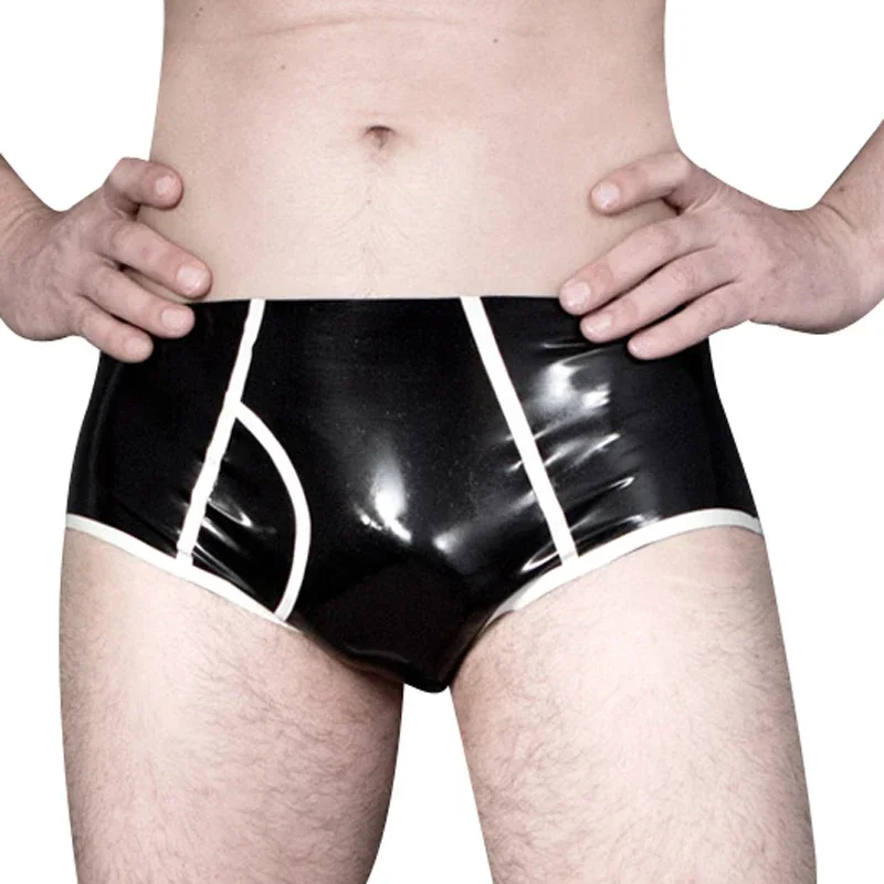 Party Latex Briefs With Stripes Holes Rubber Panties Shorts Boyshorts Underpants Underwear Pants
Party Latex Briefs With Stripes Holes Rubber Panties Shorts Boyshorts Underpants Underwear Pants