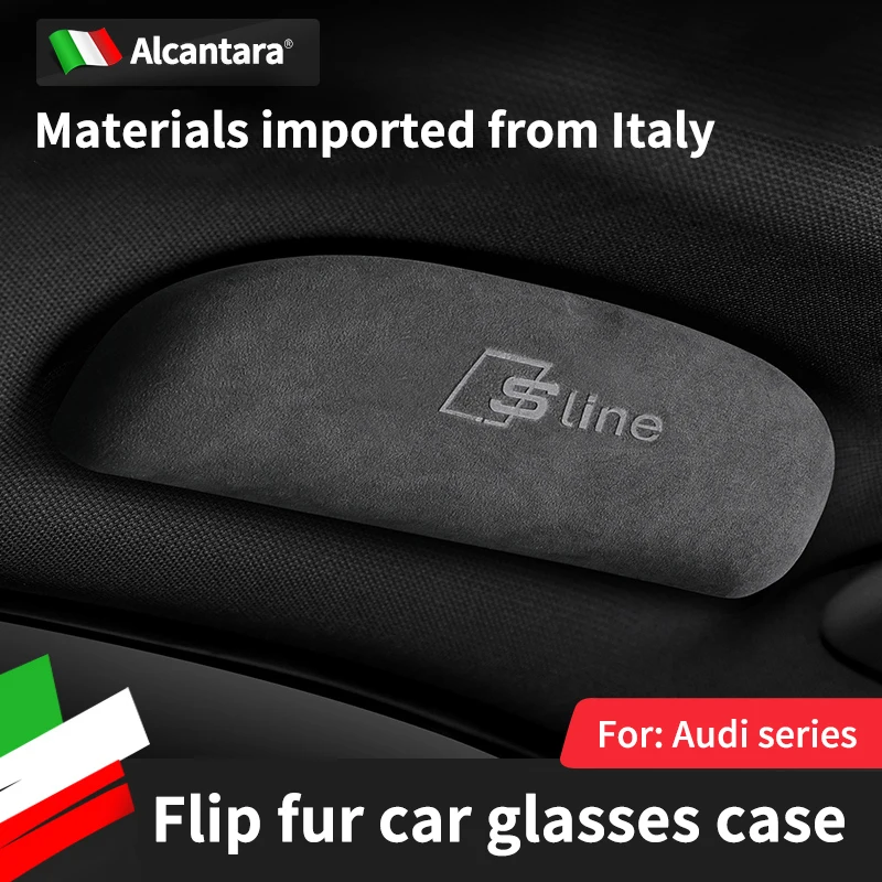 Alcantara Suede Car Glasses Case Storage Box Sunglasses Holder For Audi A4L A6L Q5L A3 A7 Q2L Q3 Q5 Q7 car Dedicated Accessories
Alcantara Suede Car Glasses Case Storage Box Sunglasses Holder For Audi A4L A6L Q5L A3 A7 Q2L Q3 Q5 Q7 car Dedicated Accessories