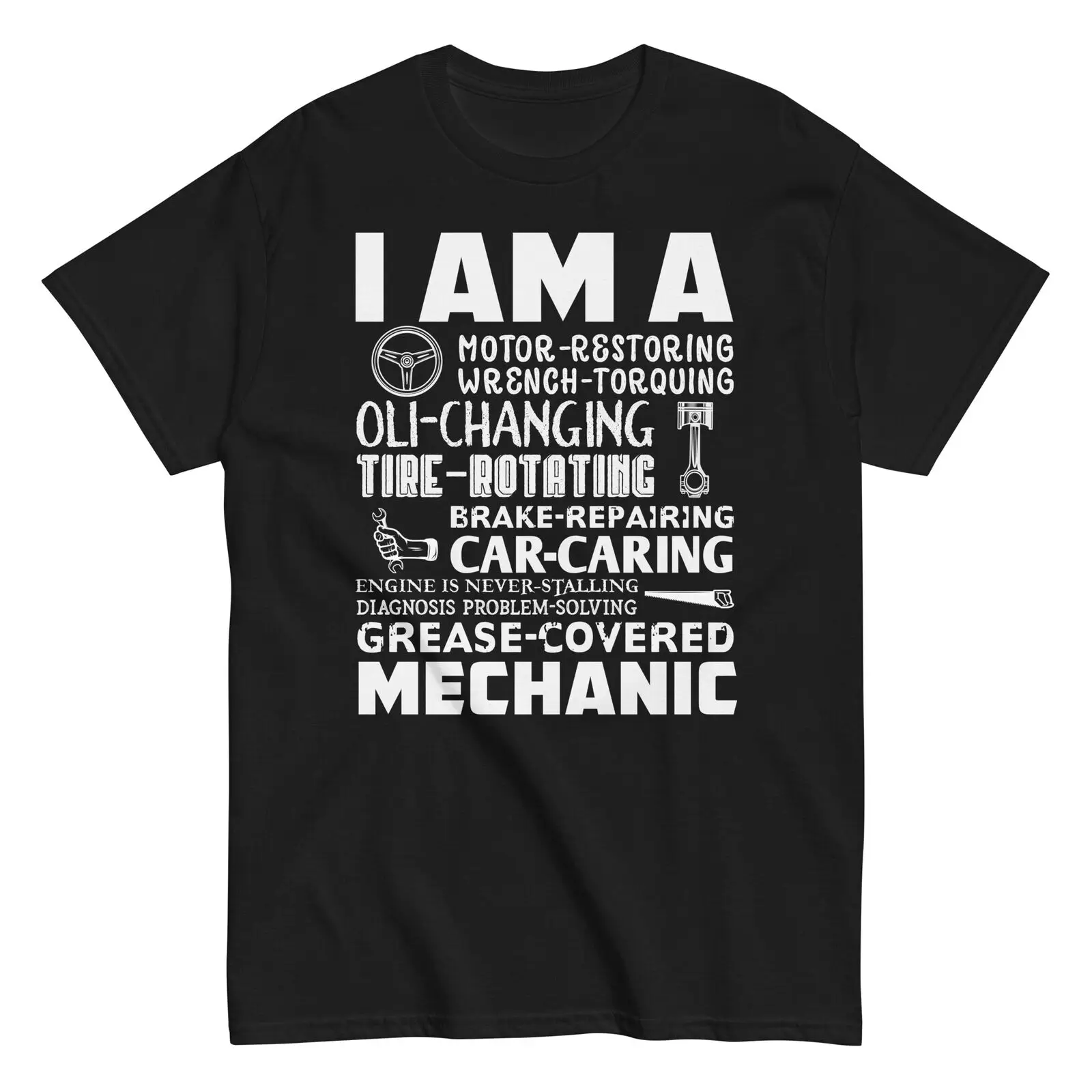Забавная Мужская хлопковая футболка Mechanic, я механик, цитаты, Шуточный Подарок, футболка
Забавная Мужская хлопковая футболка Mechanic, я механик, цитаты, Шуточный Подарок, футболка