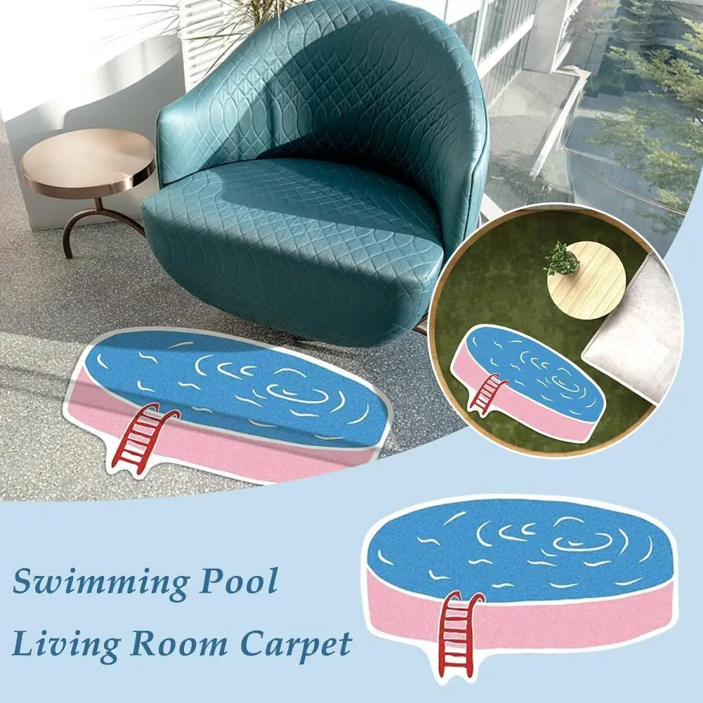 Summer Swimming Pool Creative Rug Party Living Room Mat Home Fluffy Carpet Decor Love Bedside Bedroom I2N4
Summer Swimming Pool Creative Rug Party Living Room Mat Home Fluffy Carpet Decor Love Bedside Bedroom I2N4
