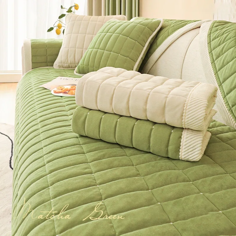 Warm Plush Living Room Sofa Cushion Non-Slip Sofa Armrest Cushion Cloth Crystal Velvet Plaid Sofa Cushion Winter Thickening
Warm Plush Living Room Sofa Cushion Non-Slip Sofa Armrest Cushion Cloth Crystal Velvet Plaid Sofa Cushion Winter Thickening