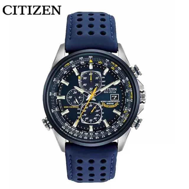 CITIZEN-Montre de Luxe pour Homme, Horloge à Quartz, Calendrier Lumineux, Étanche, Barrage Multifonctionnel, existent, Acier Inoxydable 1