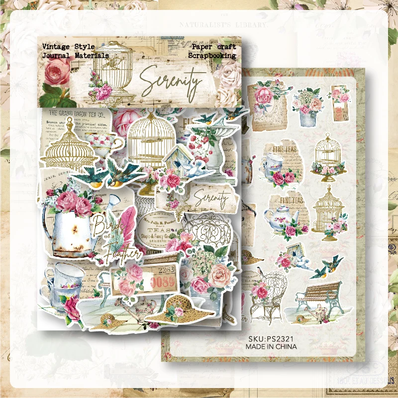 Panalisacraft 40pcs Vintage Stickers Die Cuts Sticker Collection Kit for Scrapbooking Planner/Card Making/Journaling Project
Panalisacraft 40pcs Vintage Stickers Die Cuts Sticker Collection Kit for Scrapbooking Planner/Card Making/Journaling Project