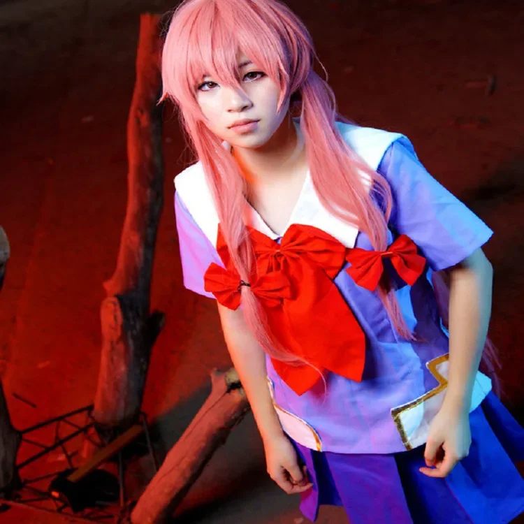 Japanese Anime Future Diary Gasai Yuno Cosplay Costume Summer School Girl Uniform Halloween Cute Comic-con Lolita Outfits
Japanese Anime Future Diary Gasai Yuno Cosplay Costume Summer School Girl Uniform Halloween Cute Comic-con Lolita Outfits