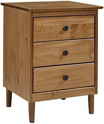 Wood 3 Drawer Nightstand Side Table Bedroom Storage Drawer and Shelf Bedside End Table, 18 Inch, Caramel Wood dresser Bedside or
Wood 3 Drawer Nightstand Side Table Bedroom Storage Drawer and Shelf Bedside End Table, 18 Inch, Caramel Wood dresser Bedside or
