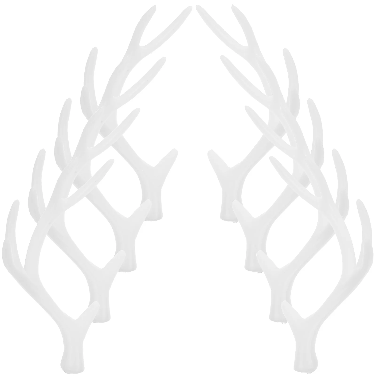 4 Pair Christmas Antler Headdress Ornaments Flocked DIY Accessories Headgear Plastic Decor Deer Women's Decore
4 Pair Christmas Antler Headdress Ornaments Flocked DIY Accessories Headgear Plastic Decor Deer Women's Decore
