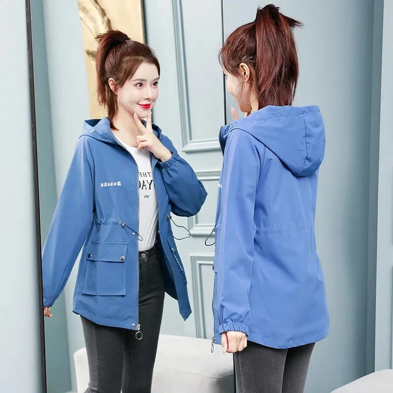 2022 New Autumn Women Jacket Long Sleeve Overcoat Casual Windbreaker Female jacket Loose Outwear
2022 New Autumn Women Jacket Long Sleeve Overcoat Casual Windbreaker Female jacket Loose Outwear