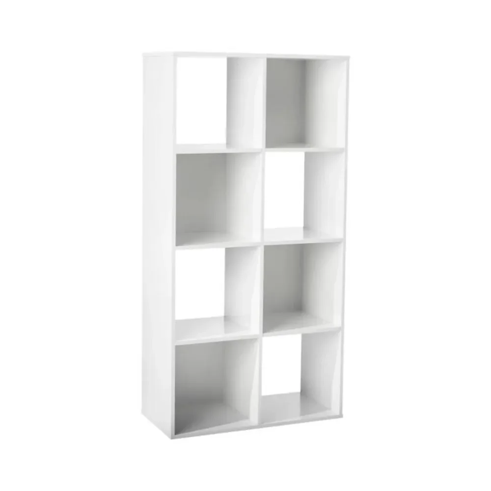 

Bookshelf, 8 Cubic Organizer Shelves, Indoor Furniture, Shelves and Shelves, 47.56 Inches Wide, Bookshelf