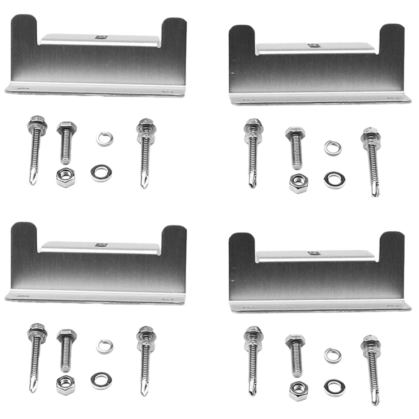 4 Sets Z Style Solar Panel Mounting Bracket Z-shaped Aluminum Alloy Roof Installation Bracket For RV Carvan Solar System Fitting
4 Sets Z Style Solar Panel Mounting Bracket Z-shaped Aluminum Alloy Roof Installation Bracket For RV Carvan Solar System Fitting