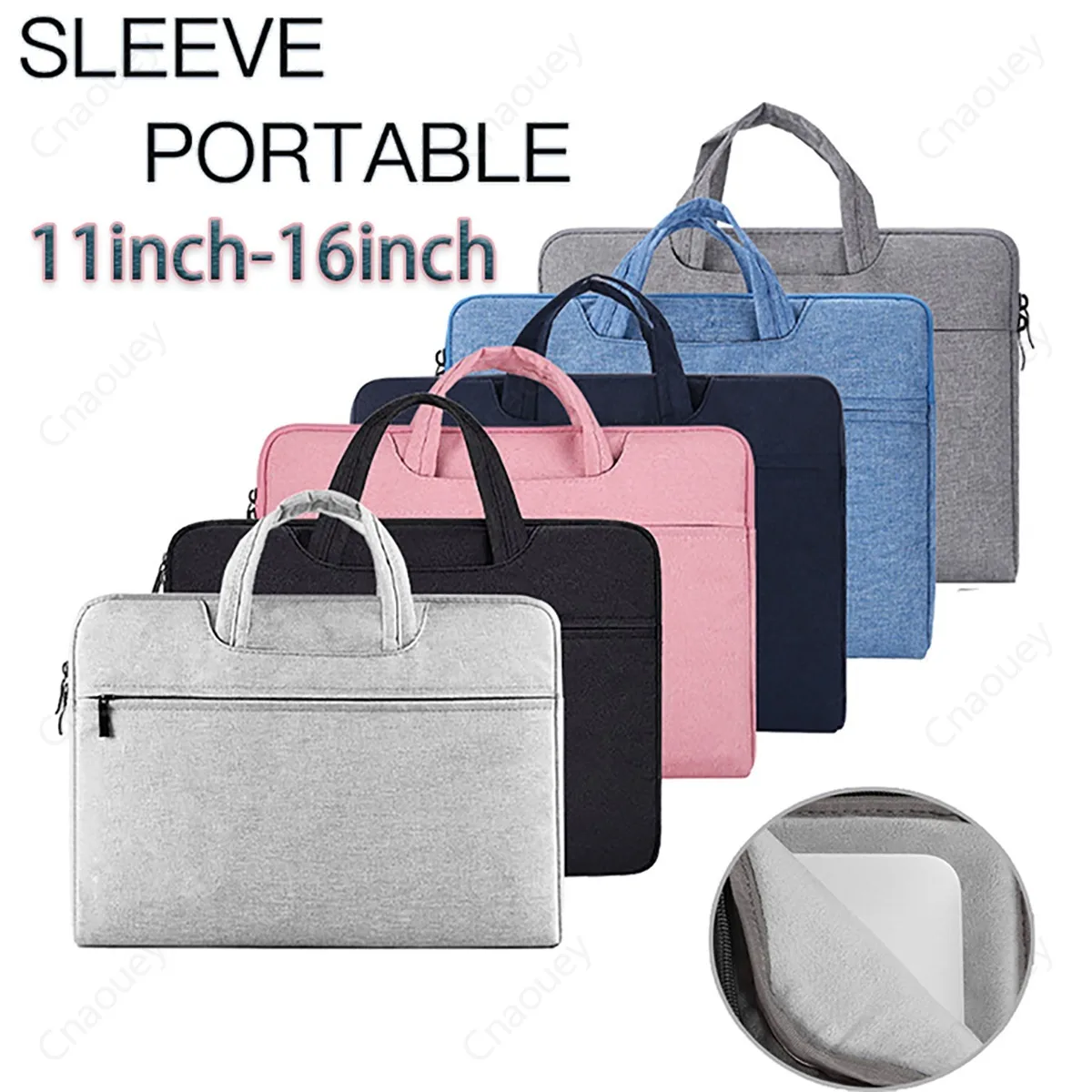 

Laptop Double handbag Case for Macbook HP DELL Lenovo ASUS Huawei Samsung 13.3" 14" 15.3" 15.6" 16" Waterproof Notebook Cover