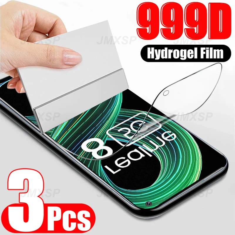 Гидрогелевая пленка с полным покрытием для Realme 7 8 9 Pro 9i 8i 7i 8S, защитная пленка для экрана для Realme 6 5 Pro 6i 6S 5i, фотопленка, 3 шт. 
Гидрогелевая пленка с полным покрытием для Realme 7 8 9 Pro 9i 8i 7i 8S, защитная пленка для экрана для Realme 6 5 Pro 6i 6S 5i, фотопленка, 3 шт.