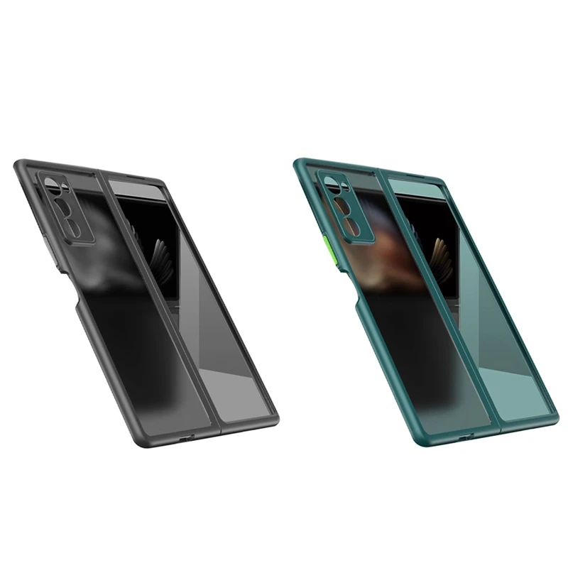 2X чехол для Samsung Galaxy Z Fold 2 5G матированная полупрозрачная рамка из ТПУ жесткая прозрачная задняя крышка для Galaxy Z Fold2 5G-1 & 2
2X чехол для Samsung Galaxy Z Fold 2 5G матированная полупрозрачная рамка из ТПУ жесткая прозрачная задняя крышка для Galaxy Z Fold2 5G-1 & 2