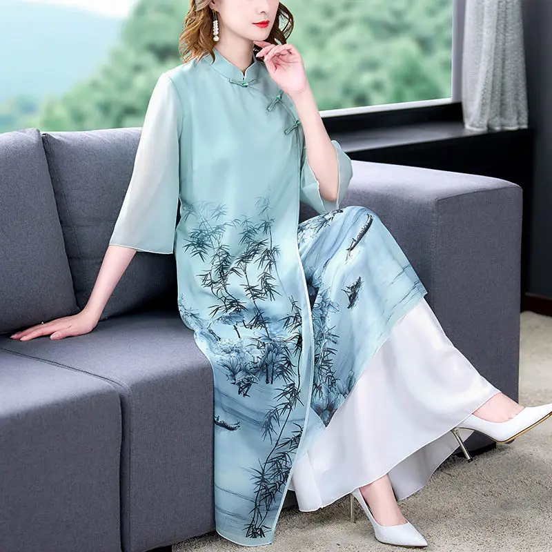Improved Cheongsam Dress Temperament Ethnic Style Women Clothing 2022 Spring Summer New Printed Ladies Retro Elegant Qipao H694
Improved Cheongsam Dress Temperament Ethnic Style Women Clothing 2022 Spring Summer New Printed Ladies Retro Elegant Qipao H694