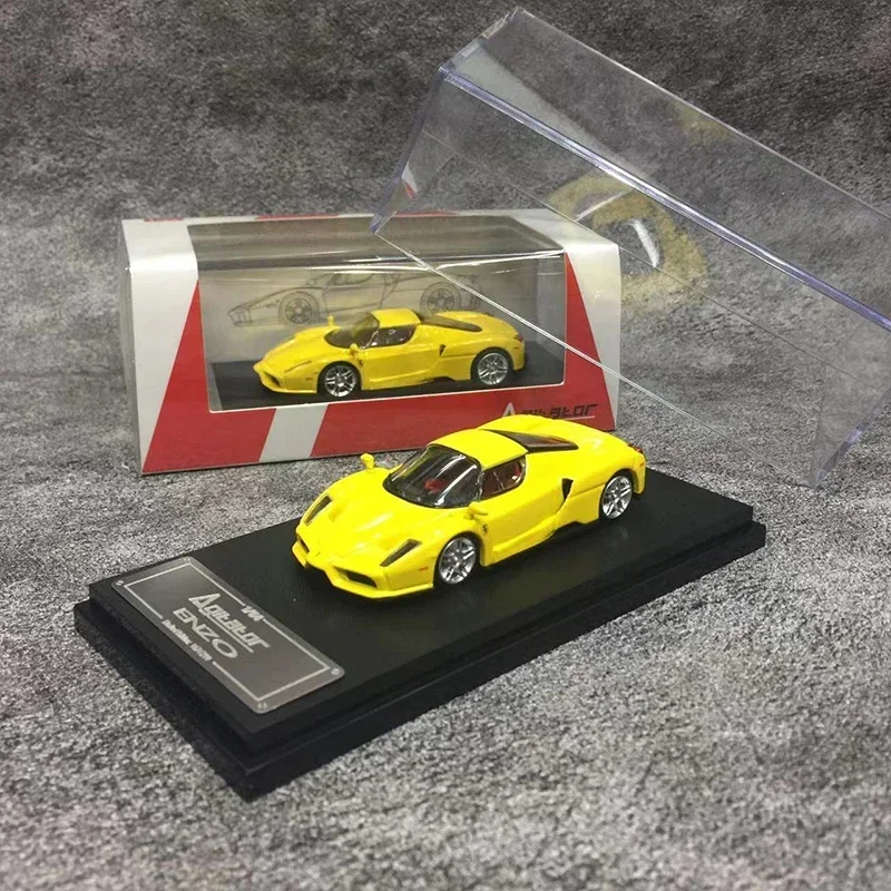 

Мешалка 1:64 модель автомобиля Enzo литой под давлением спортивный автомобиль коллекция LTD 499-желтый