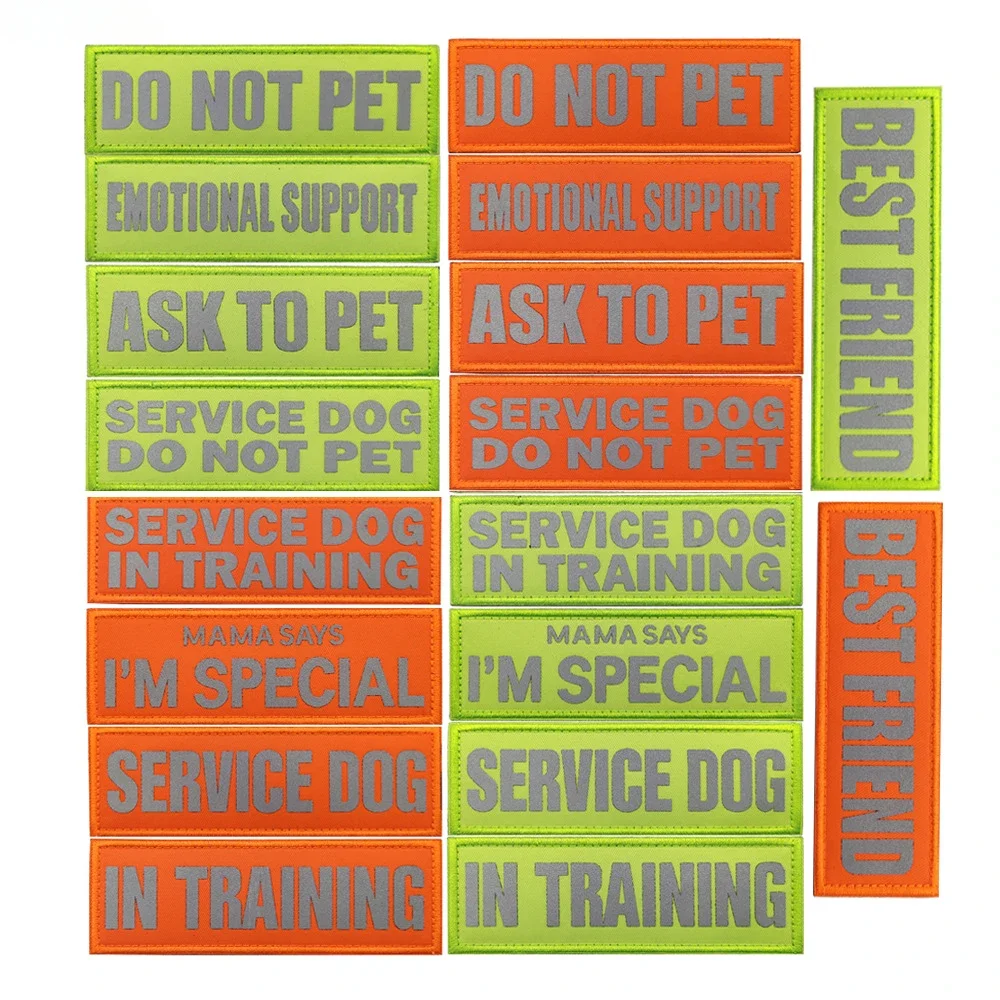 Reflective Patch Pet Carrier Service Dog Fabric Sticker TRAINING SERVICE DOG PATCHES Backpacks Sticker Appliques for Clothing
Reflective Patch Pet Carrier Service Dog Fabric Sticker TRAINING SERVICE DOG PATCHES Backpacks Sticker Appliques for Clothing