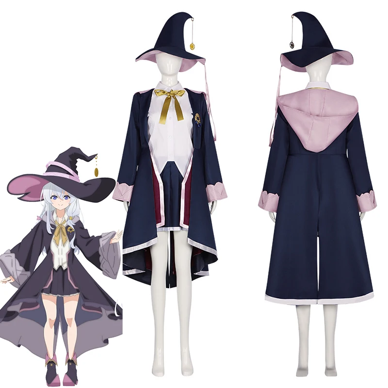 Women Wandering Witch: The Journey of Elaina Cosplay Female Wizard Witch Halloween Costume
Women Wandering Witch: The Journey of Elaina Cosplay Female Wizard Witch Halloween Costume