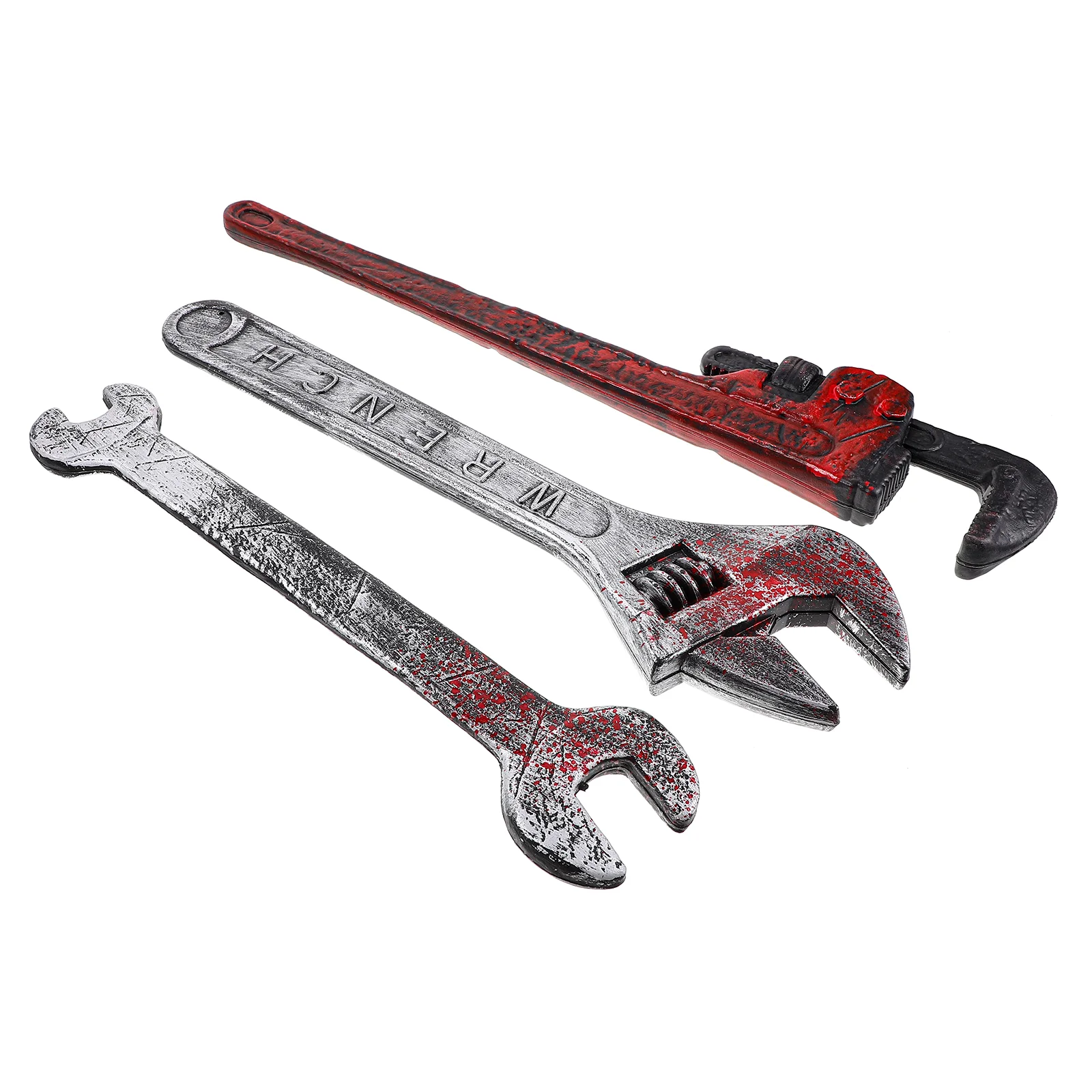 3 Pcs Makeup Costume Props Decorate Halloween Plastic Fake Wrench Prom Party Dress Child Mainstays Toy Cosplay
3 Pcs Makeup Costume Props Decorate Halloween Plastic Fake Wrench Prom Party Dress Child Mainstays Toy Cosplay