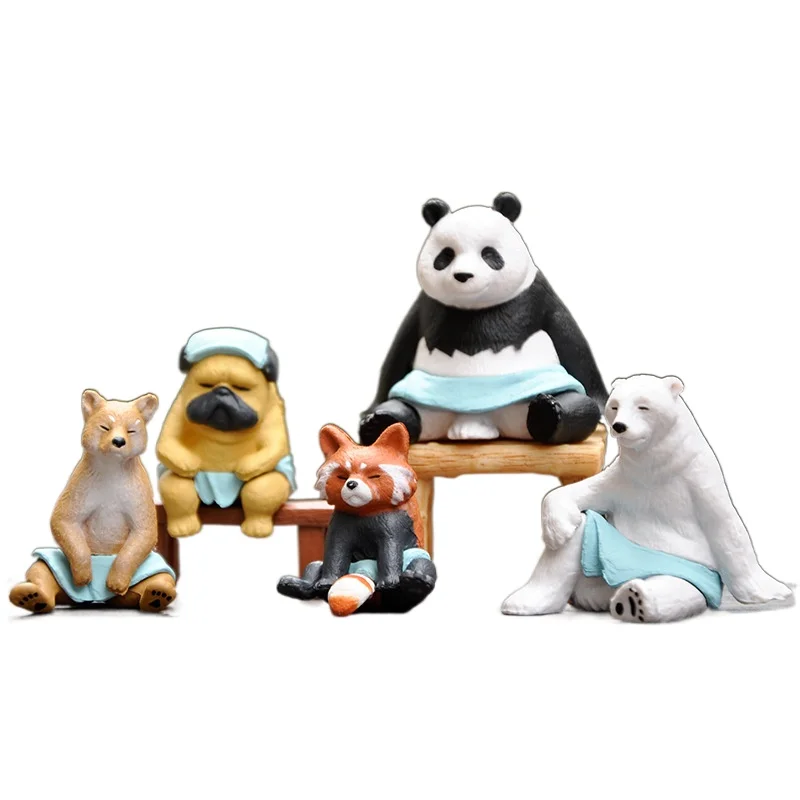 Disney Anime Toys A set Of 5 Sauna Animal Hand Model Cartoon Panda Polar Bear Shiba Lnu Doll Desktop Decoration Ornaments Push
Disney Anime Toys A set Of 5 Sauna Animal Hand Model Cartoon Panda Polar Bear Shiba Lnu Doll Desktop Decoration Ornaments Push