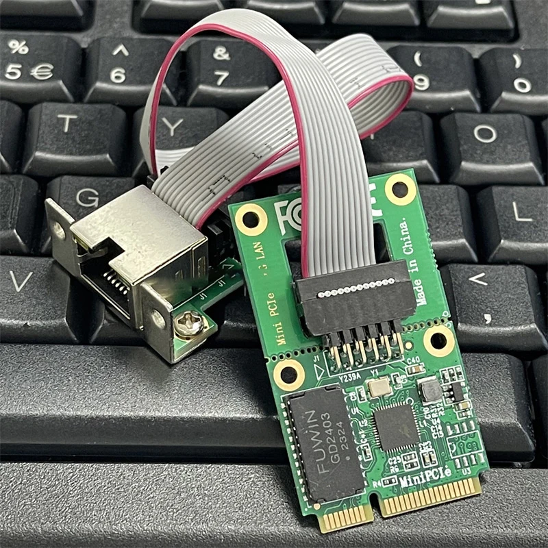 M2 RJ45 Network Adapter RTL8125BG Chip M.2 Gigabit Ethernet Network Card 2.5G/1G PCIE Bus Network Card For PC Desktop Computer
M2 RJ45 Network Adapter RTL8125BG Chip M.2 Gigabit Ethernet Network Card 2.5G/1G PCIE Bus Network Card For PC Desktop Computer