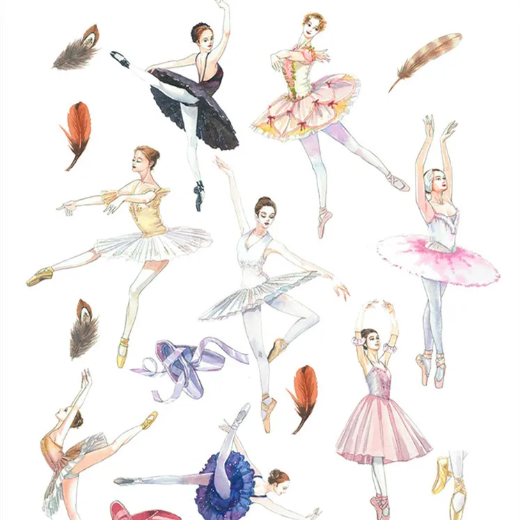 1Pack INS Ballet Girls Sticker DIY Craft Scrapbooking Album Junk Journal Decorative Stickers
1Pack INS Ballet Girls Sticker DIY Craft Scrapbooking Album Junk Journal Decorative Stickers