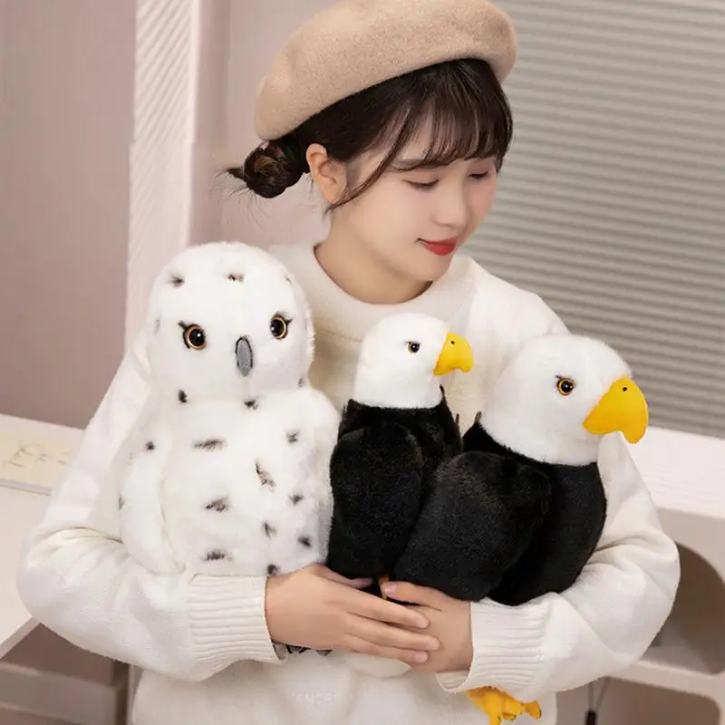 

Owl Stuffed Animal Soft And Cute Owl Eagle Stuffed Animal Plush 25cm 9.8inch Plush Toy Collectible Gifts for Kids Adults