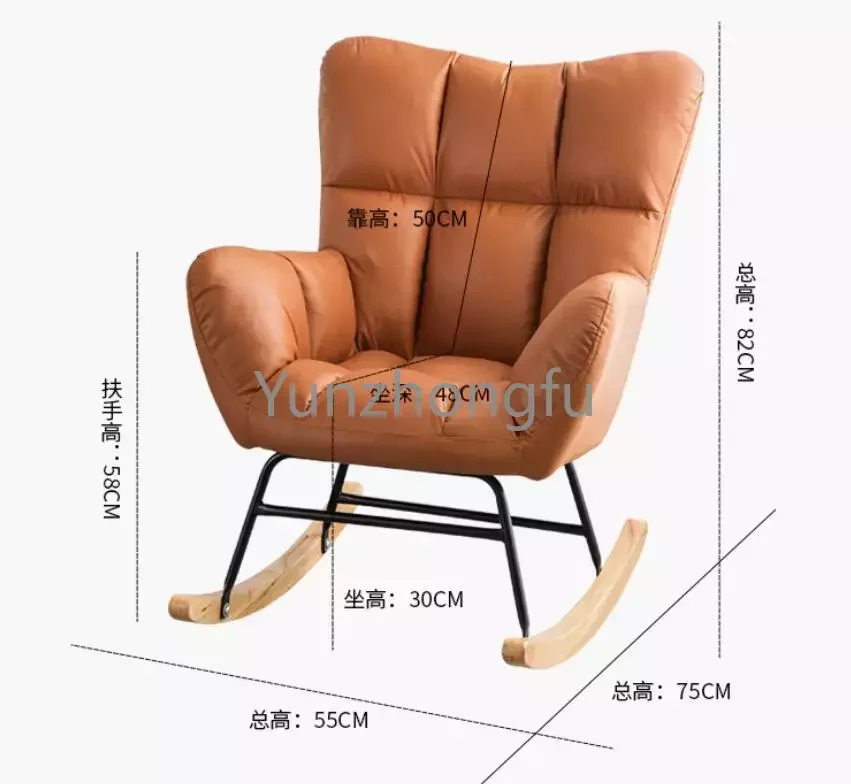 Adult Single Rocking Chair Net Nordic Luxury Sofa Chiar Sofa Small Apartment Balcony Home Leisure Rocking Chair Recliner
Adult Single Rocking Chair Net Nordic Luxury Sofa Chiar Sofa Small Apartment Balcony Home Leisure Rocking Chair Recliner