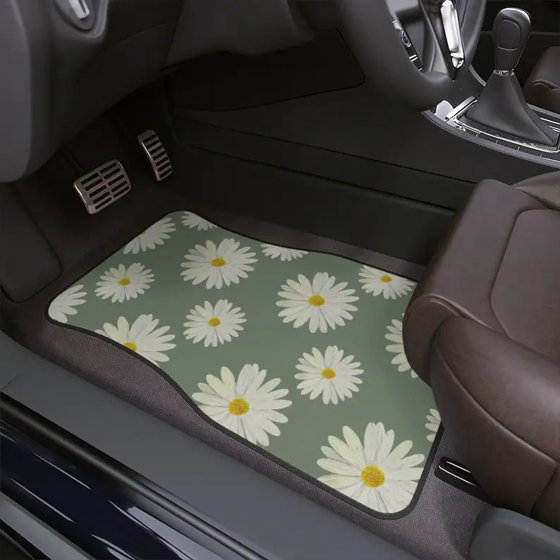 Green Boho Car Floor Mats, Aesthetic Daisy Floral Car Floor Mats,Y2K Retro Car Accessories,Cute Car Decor for women,Gift for dri
Green Boho Car Floor Mats, Aesthetic Daisy Floral Car Floor Mats,Y2K Retro Car Accessories,Cute Car Decor for women,Gift for dri