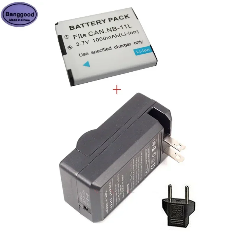 3.7V 1000mAh NB-11L NB11L Camera Battery + AC Charger For Canon A2600 A3500 A4000IS IXUS 125 132 140 240 245 265 155 HS
3.7V 1000mAh NB-11L NB11L Camera Battery + AC Charger For Canon A2600 A3500 A4000IS IXUS 125 132 140 240 245 265 155 HS