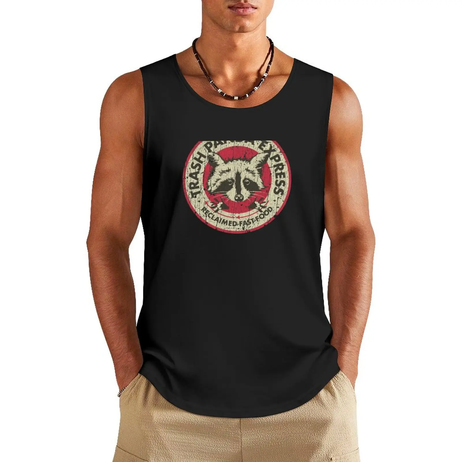 Trash Panda Express Tank Top cute tops Men's vest 
Trash Panda Express Tank Top cute tops Men's vest