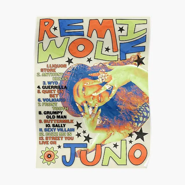 Дизайнерский плакат Remi Wolf Juno для комнаты, винтажная современная картина, Декор, настенное украшение, Художественная печать, домашняя картина, забавная, без рамки
Дизайнерский плакат Remi Wolf Juno для комнаты, винтажная современная картина, Декор, настенное украшение, Художественная печать, домашняя картина, забавная, без рамки
