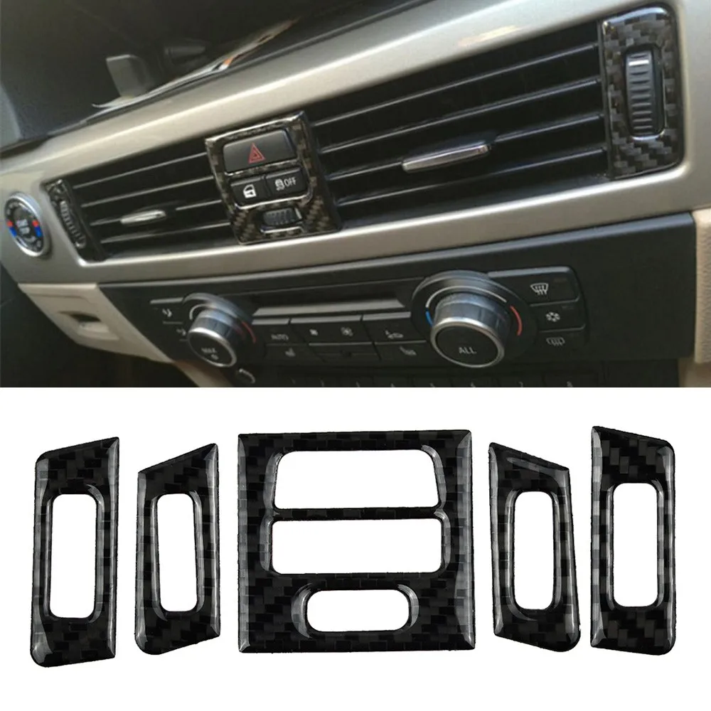 5pcs Interior Accessory Car Auto Carbon Fiber Interior Sticker Central Air Vent Outlet Trims For BMW E90 E92 E93 Car Accessories
5pcs Interior Accessory Car Auto Carbon Fiber Interior Sticker Central Air Vent Outlet Trims For BMW E90 E92 E93 Car Accessories