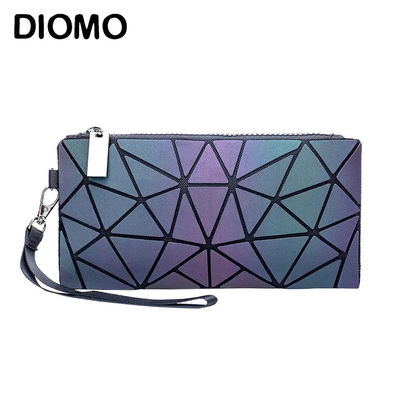 Фото DIOMO 2022 тренд Новый мини рюкзак для денег на запястье тонкий женский светящийся