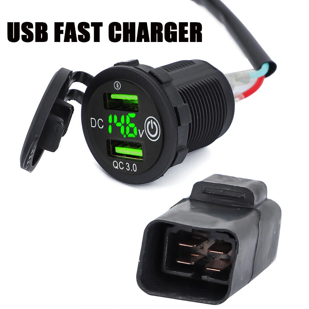 Быстрая зарядка USB QC3.0 для Versys650 1000 VersysX300 Ninja400/650 аксессуары для электроники для мотоциклов
Быстрая зарядка USB QC3.0 для Versys650 1000 VersysX300 Ninja400/650 аксессуары для электроники для мотоциклов