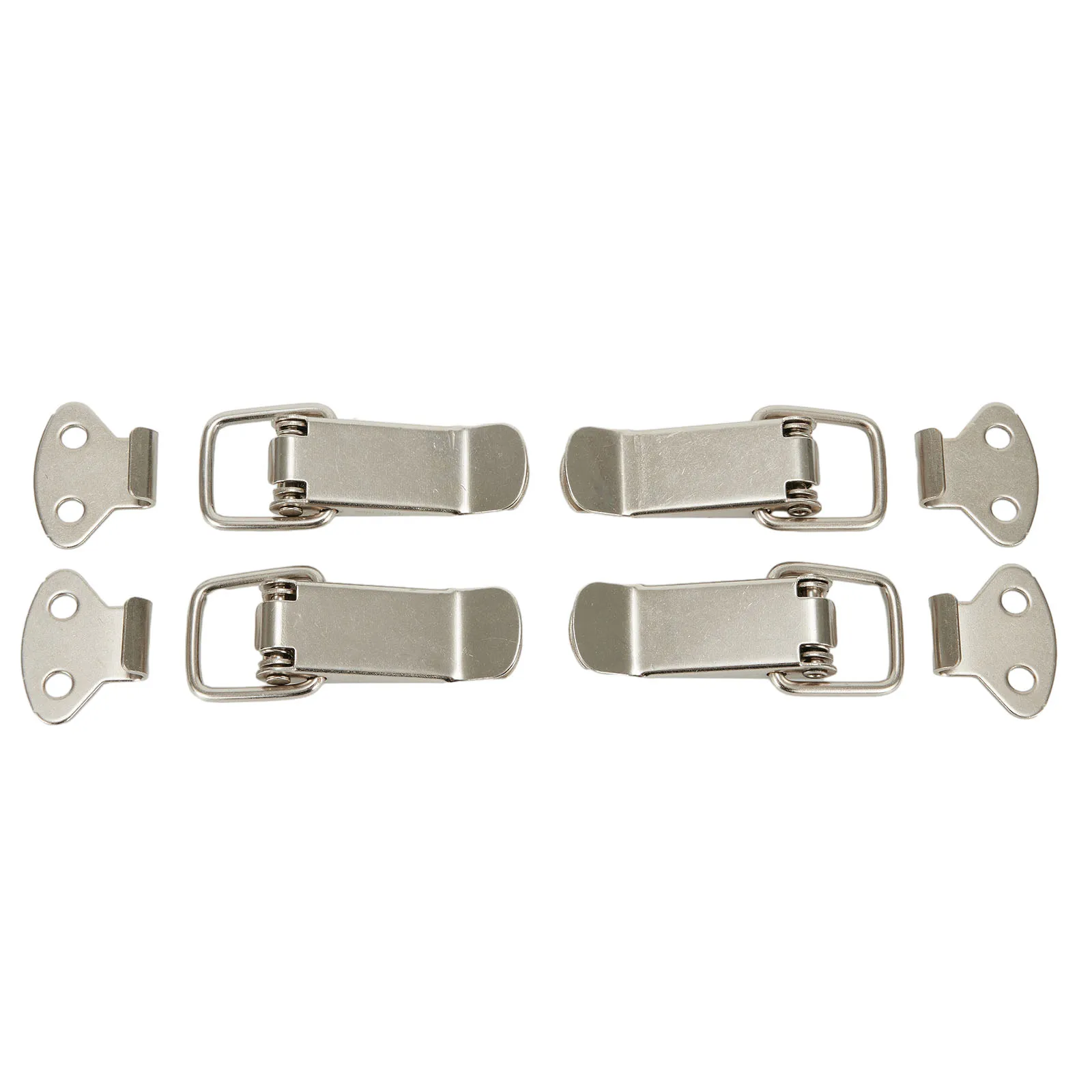4pc Latch Catch Iron Cabinet Boxes Handle Toggle Lock Clamp Hasp Duck Billed Spring Buckle Toolbox Metal Buckle
4pc Latch Catch Iron Cabinet Boxes Handle Toggle Lock Clamp Hasp Duck Billed Spring Buckle Toolbox Metal Buckle