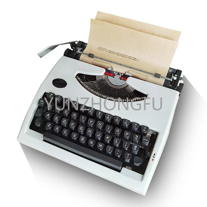 

Typewriter mechanical English keyboard normal use retro collection of literary gifts ancient things