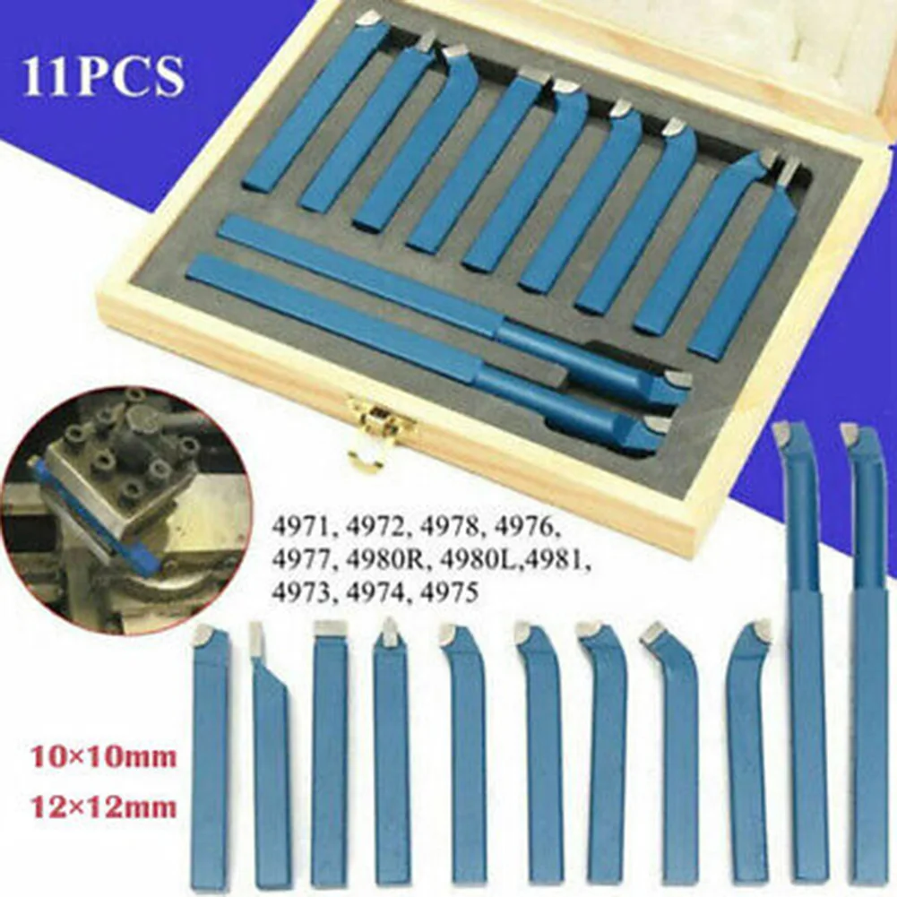 11Pcs/Set 10mm/12mm Carbide Tip Cutting Turning Boring Bit Mini Metal Lathe Tool Carbide For Metal Working Lathe Thread Milling
11Pcs/Set 10mm/12mm Carbide Tip Cutting Turning Boring Bit Mini Metal Lathe Tool Carbide For Metal Working Lathe Thread Milling