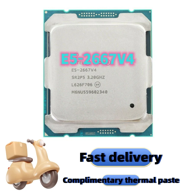 Процессор Xeon E5 2667 V4 2667V4 3,2 ГГц, 8-ядерный 16-поточный процессор L3 = 25M 135 Вт LGA 2011-3
Процессор Xeon E5 2667 V4 2667V4 3,2 ГГц, 8-ядерный 16-поточный процессор L3 = 25M 135 Вт LGA 2011-3