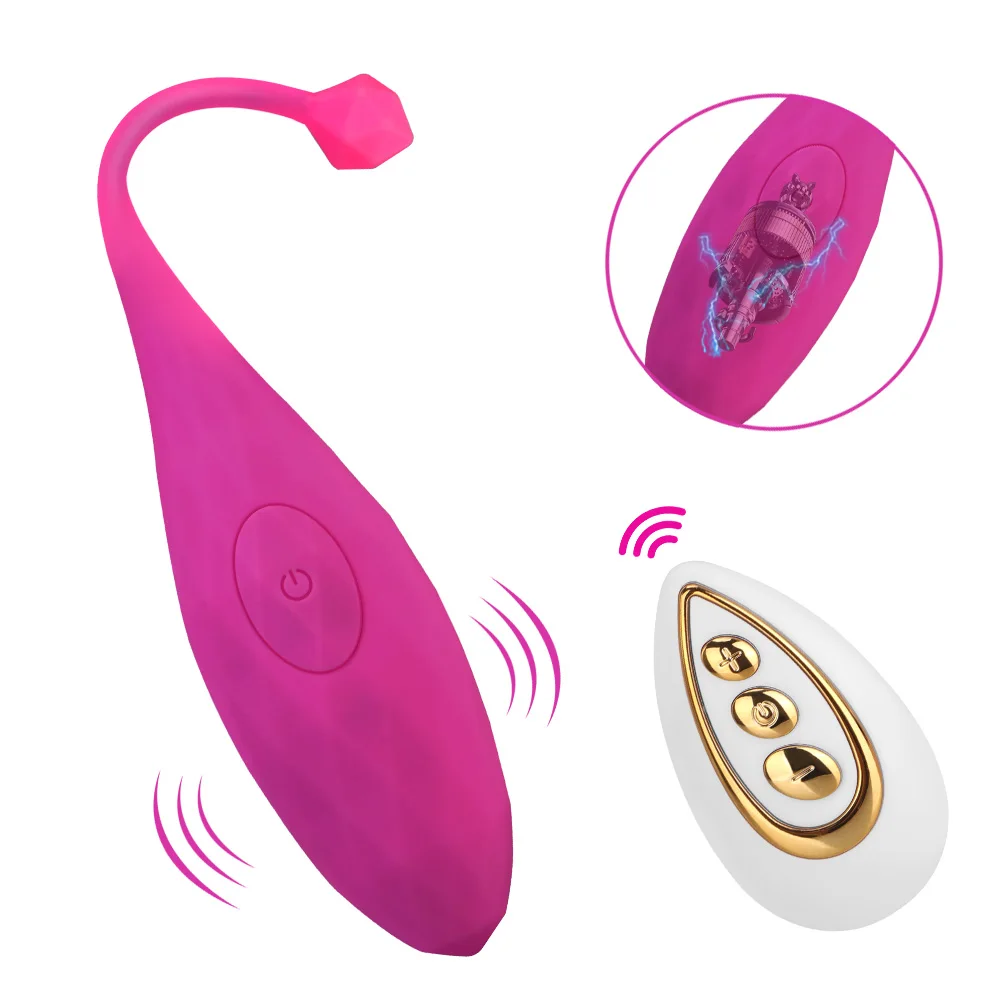 

Vagina G-spot Pussy Massager 10 Mode Silicone Vibrating Egg Wireless Remote Control Women Vibrator