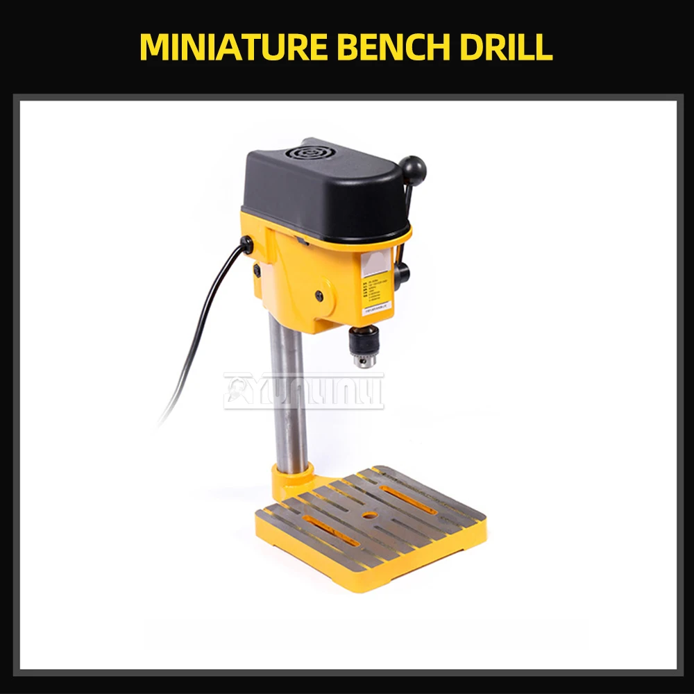 

220V 110v Mini Bench Drill Electric Bench Drilling Machine Metal Making Drilling Drill Chuck 0.6-6.5mm Carpentry Drill Press