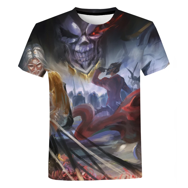 New Anime Overlord T-shirt Men's and Women's 3D Printed T-shirt Summer Fashion Casual Harajuku Style T-shirt Round Neck Jacket
New Anime Overlord T-shirt Men's and Women's 3D Printed T-shirt Summer Fashion Casual Harajuku Style T-shirt Round Neck Jacket