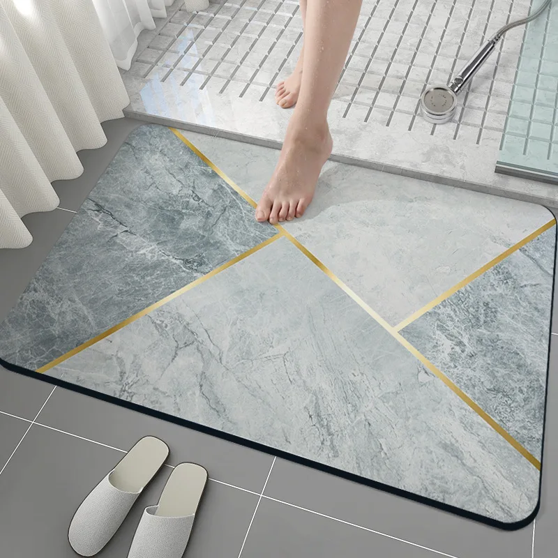 Bathroom Mats Absorbent Anti-slip Quick Dry Rectangular Mats Bathroom Household Toilet Door Mats Diatomaceous Foot Mats Carpet
Bathroom Mats Absorbent Anti-slip Quick Dry Rectangular Mats Bathroom Household Toilet Door Mats Diatomaceous Foot Mats Carpet